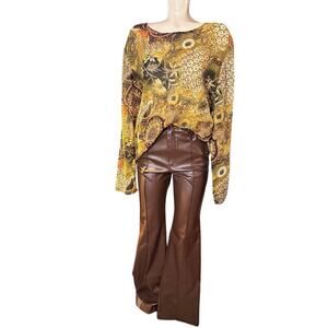 Love Kills Faux Leather Pants